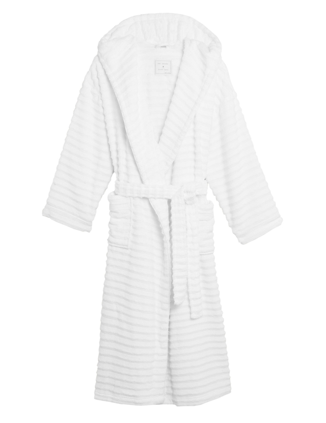 MODE& Rib Towelling Dressing Gown