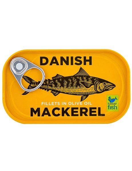 Danish mackerel filled in olive oil 88 gr