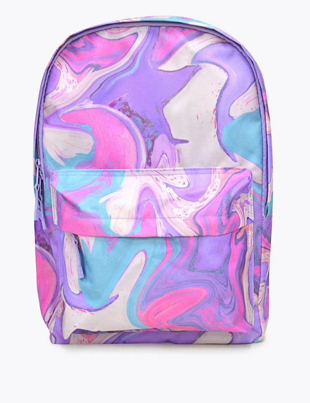 Kids' Marble Water Repellent School Bag