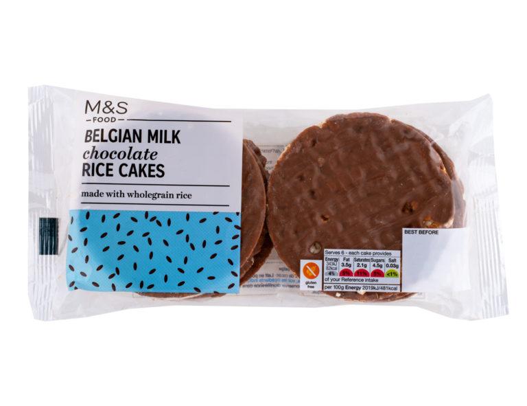 Belgian Milk Chocolate Rice Cakes