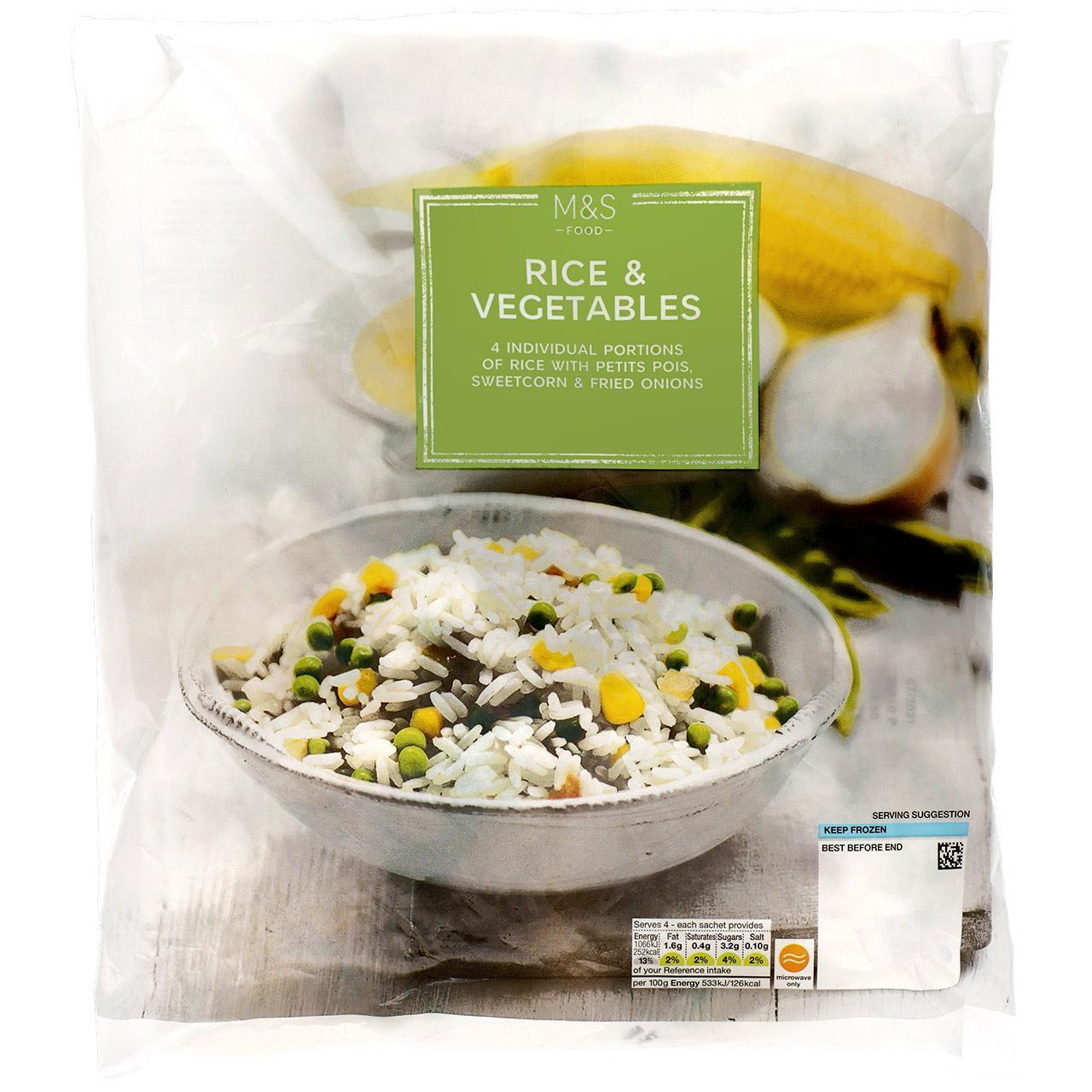 Rice & Vegetables Frozen 4 x 200g