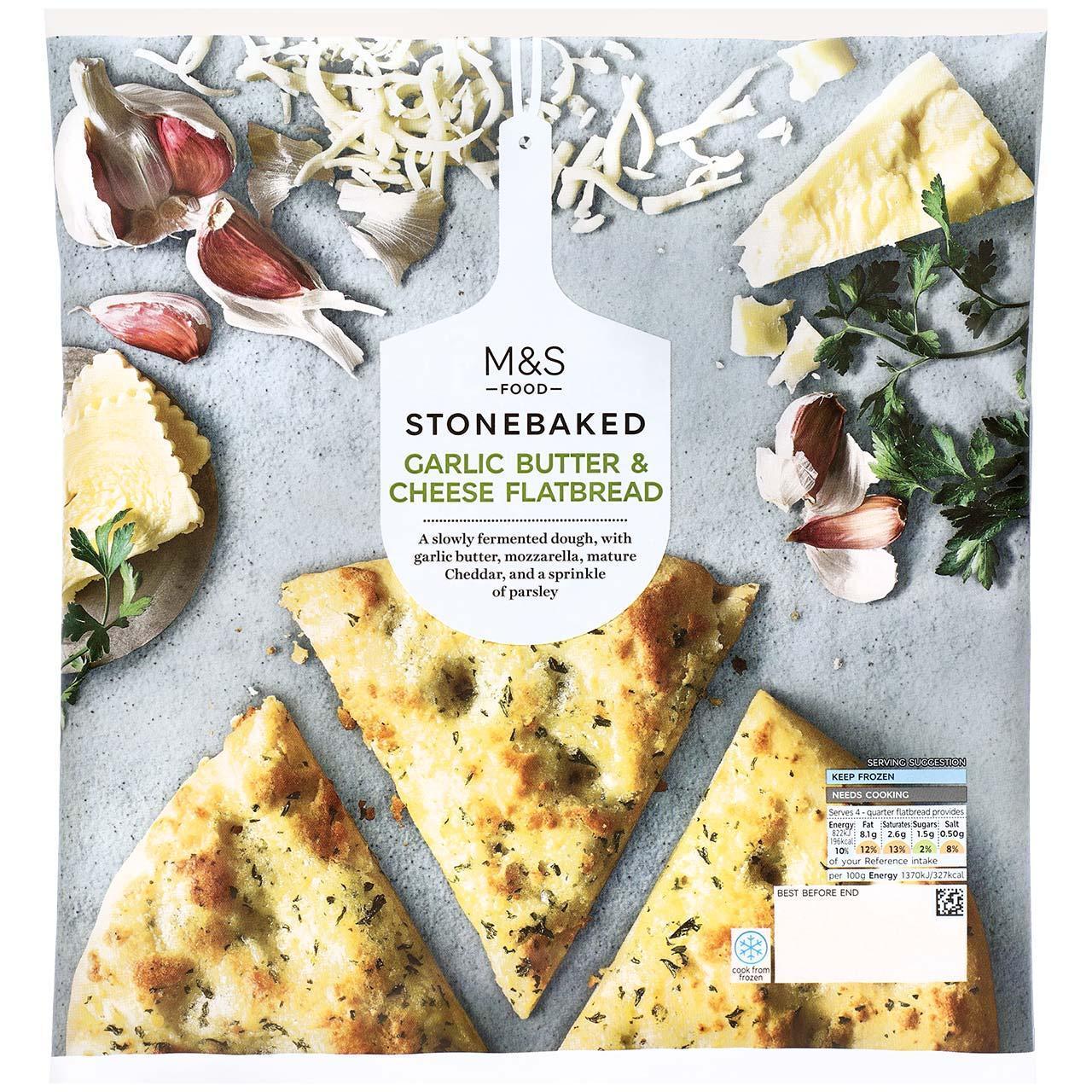 Garlic Butter & Cheese Flatbread Frozen 240g