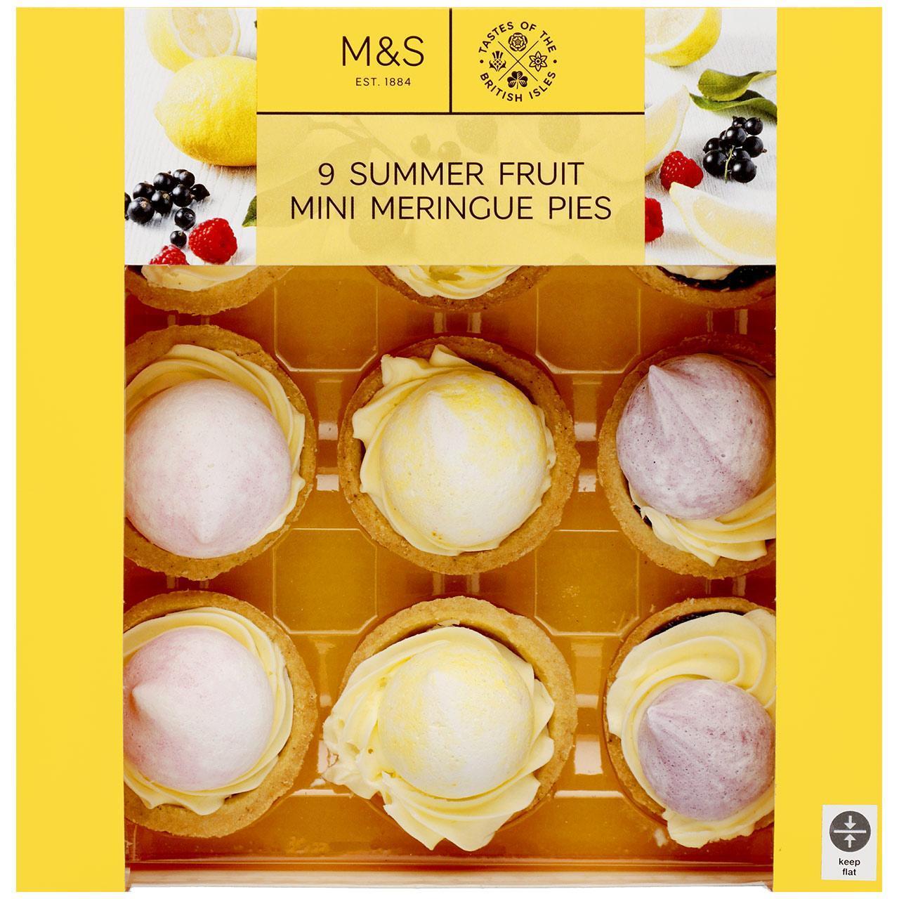  Summer Fruit Mini Meringue Pies 198g