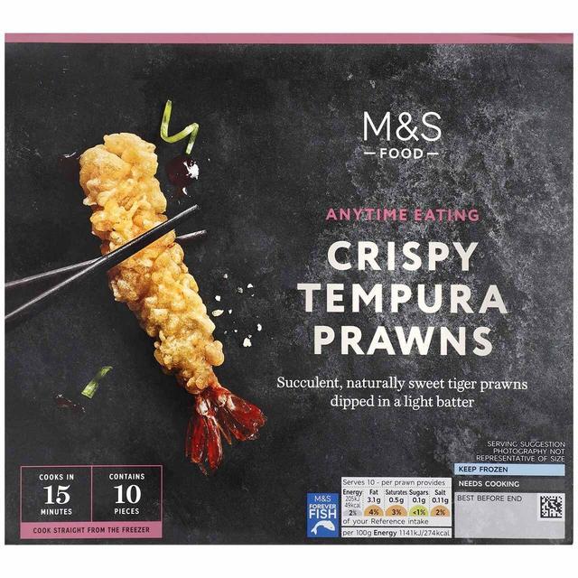 10 Tempura Tiger Prawns Frozen180g