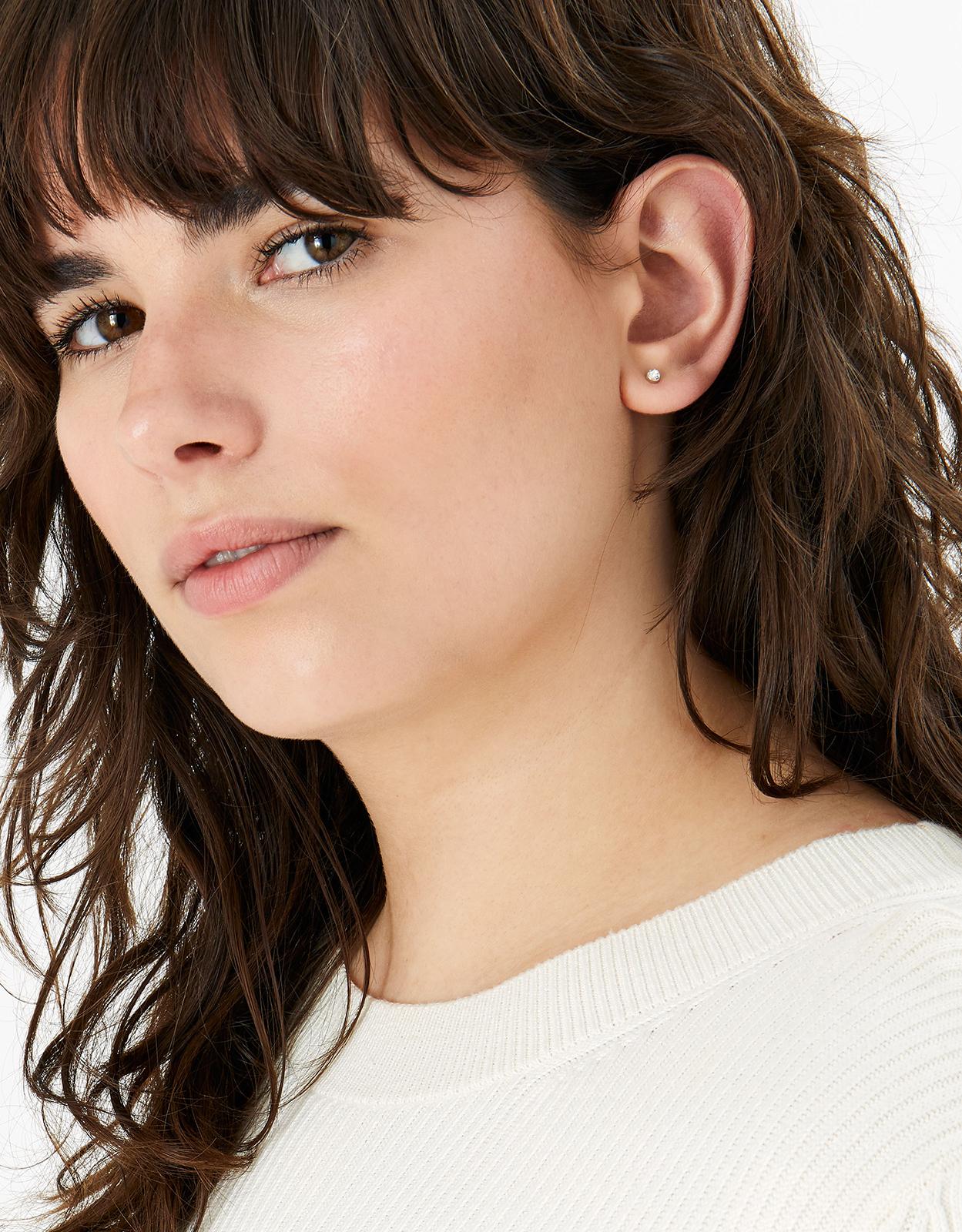 Crystal Shape Drop Earring Set
