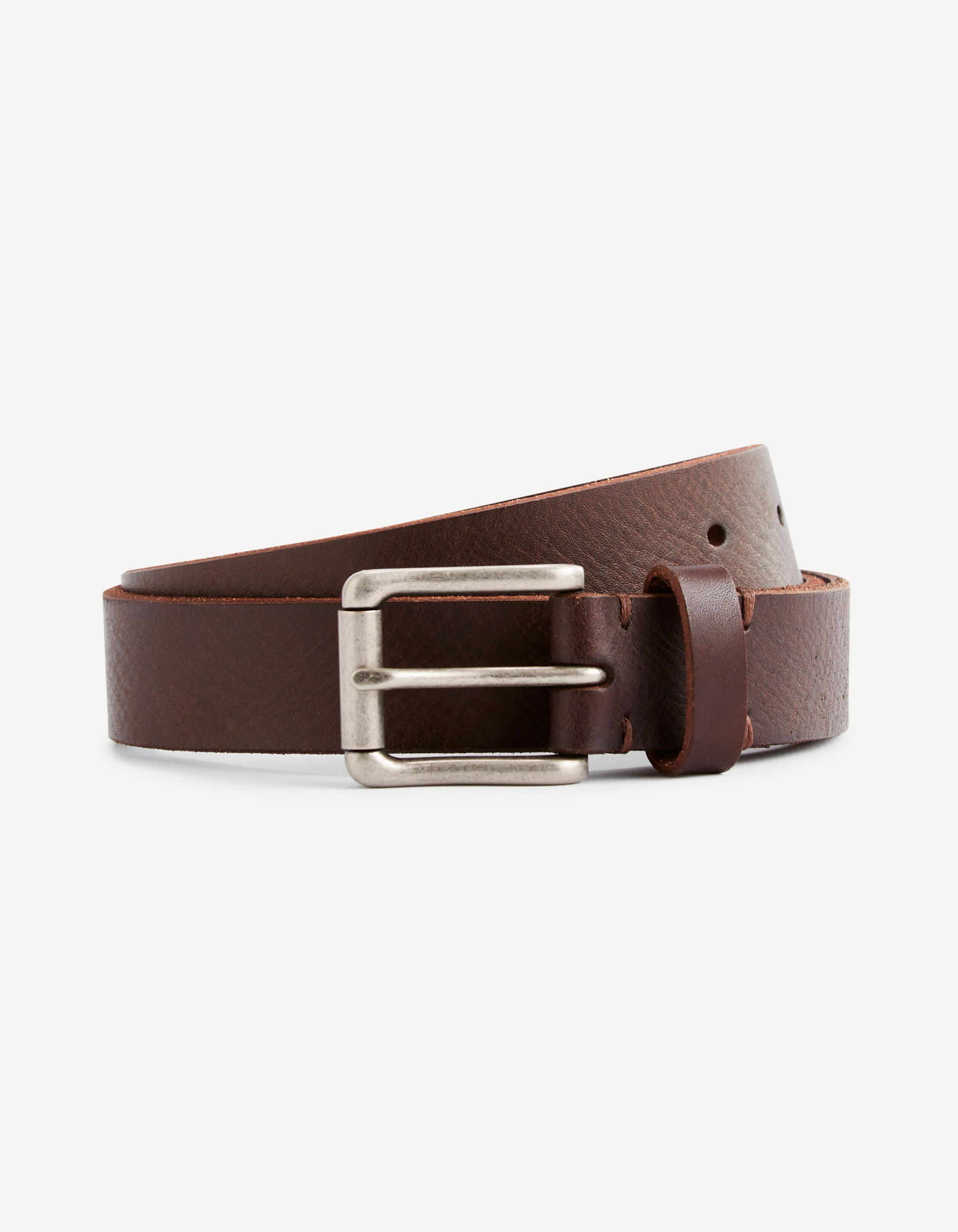 100% leather belt