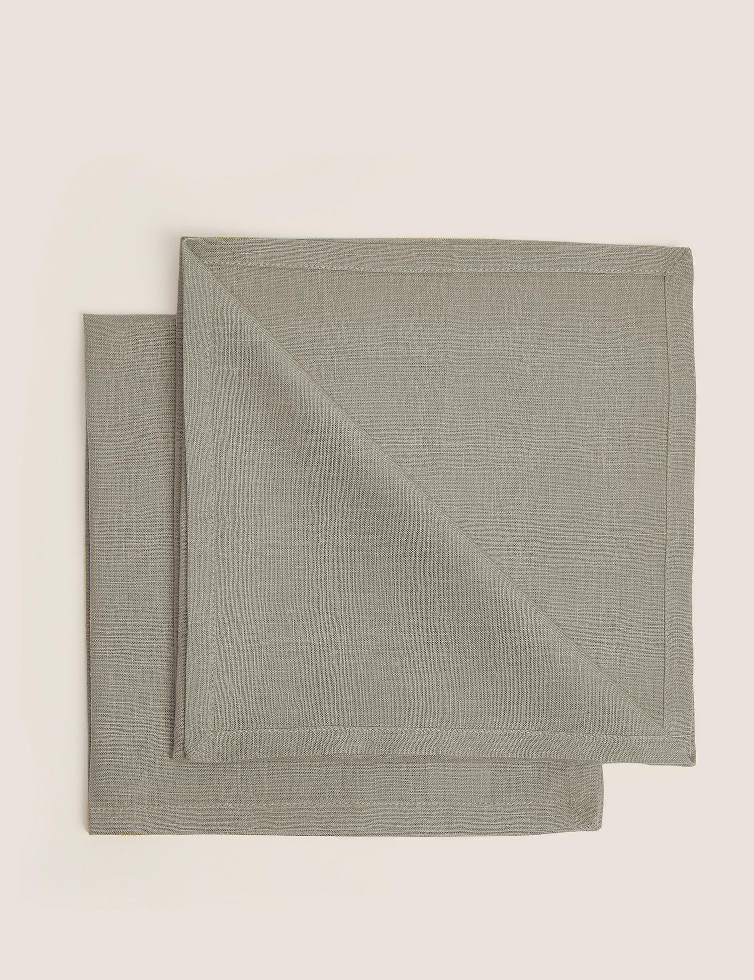 Set of 2 Linen Napkins