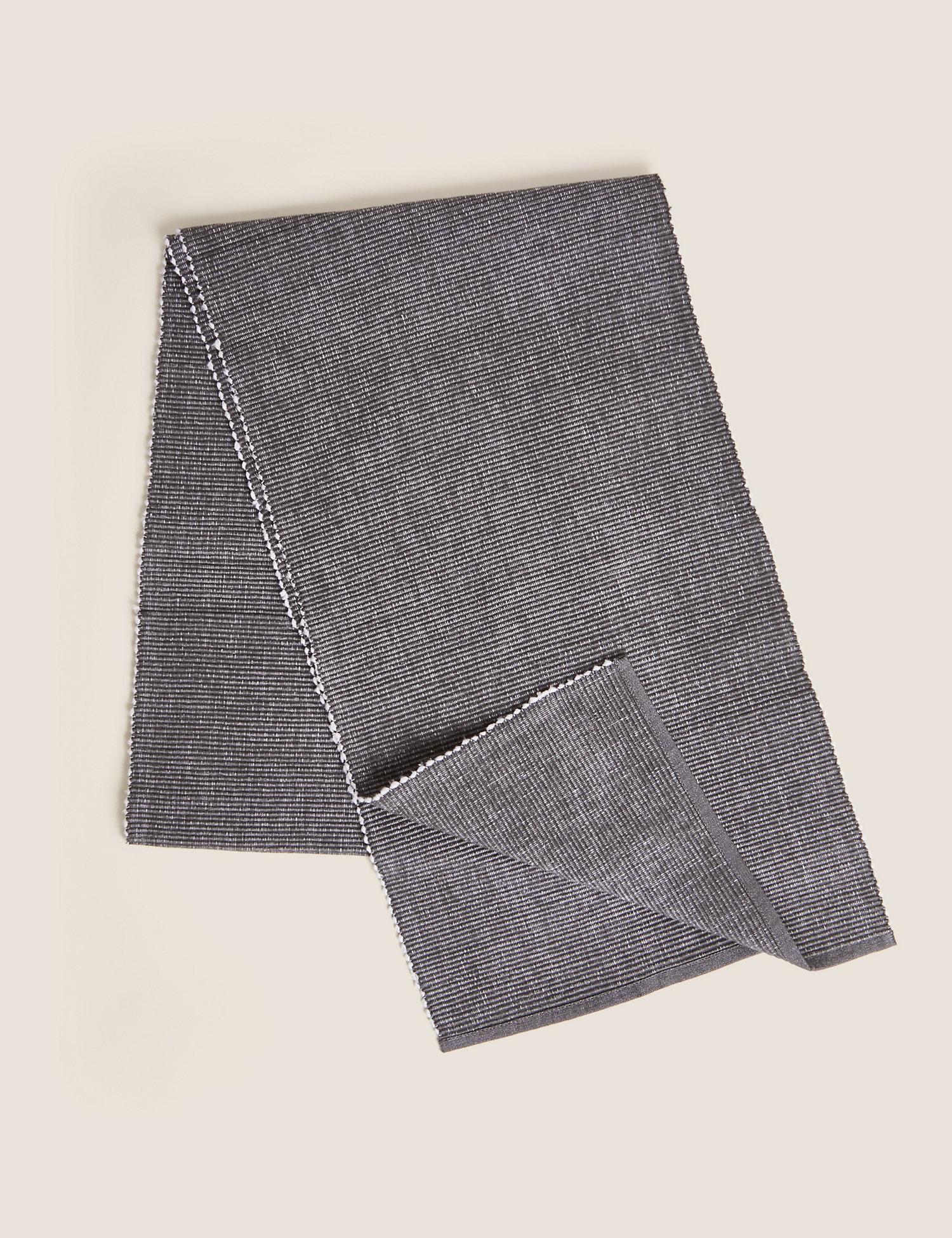 Cotton Rich Ribbed Table Runner