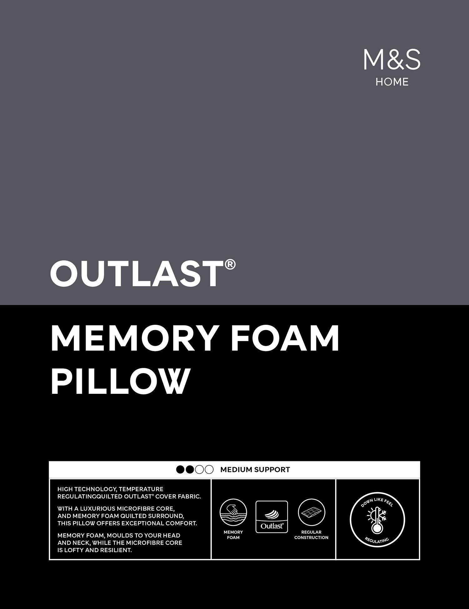 Medium Memory Foam Pillow