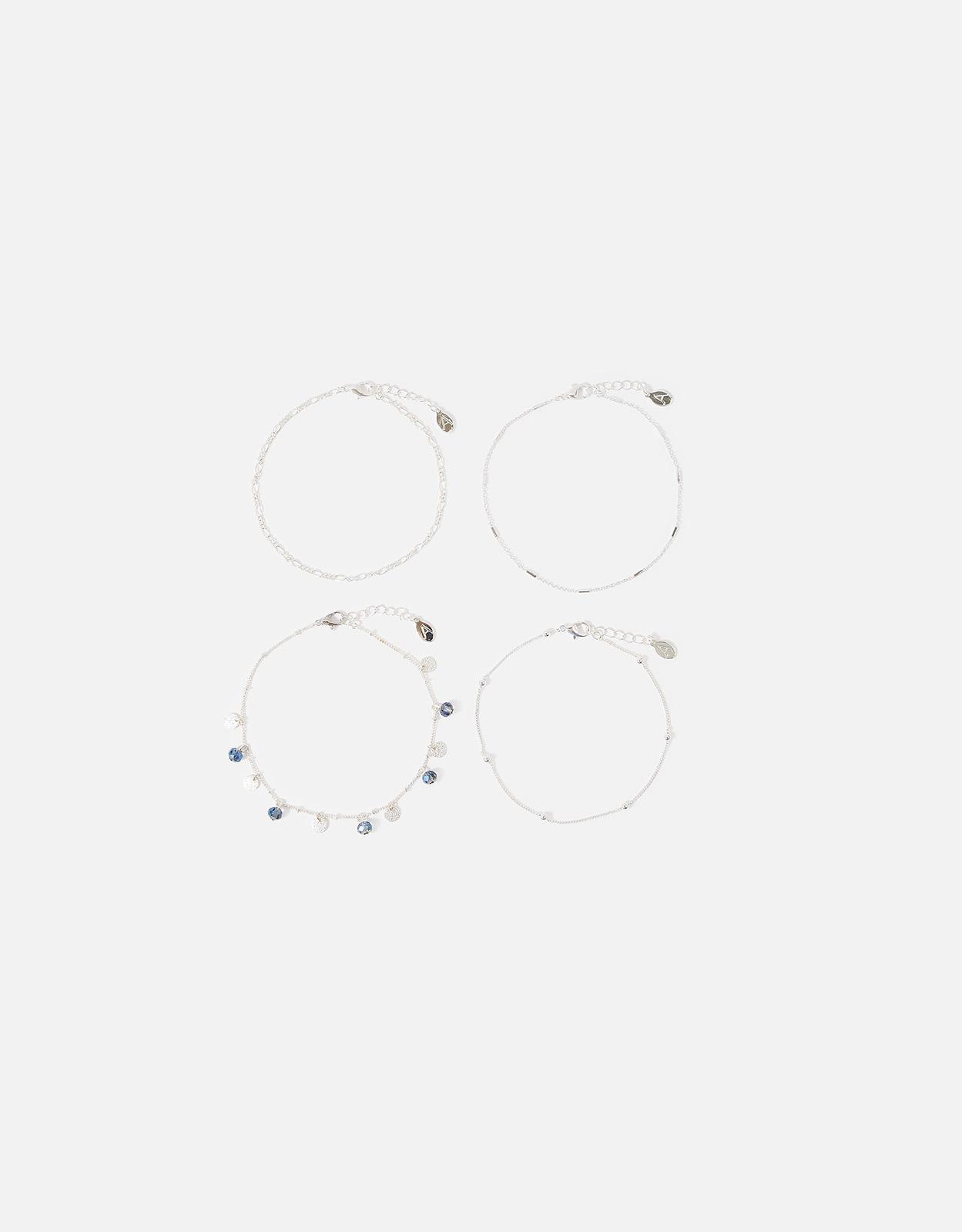 Chain Anklet 4 Pack