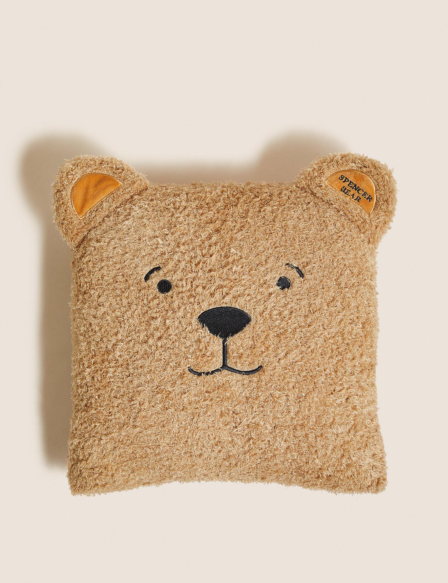 Spencer Bear Small 3D Cushion