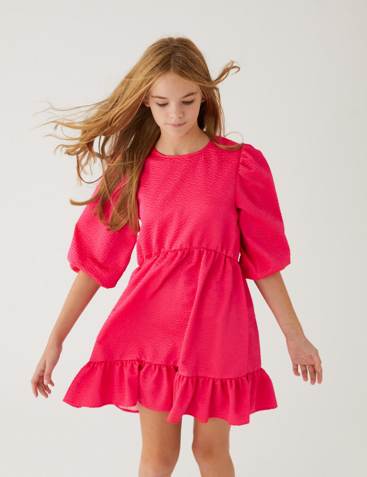 Embossed Dress (6-16 Yrs)
