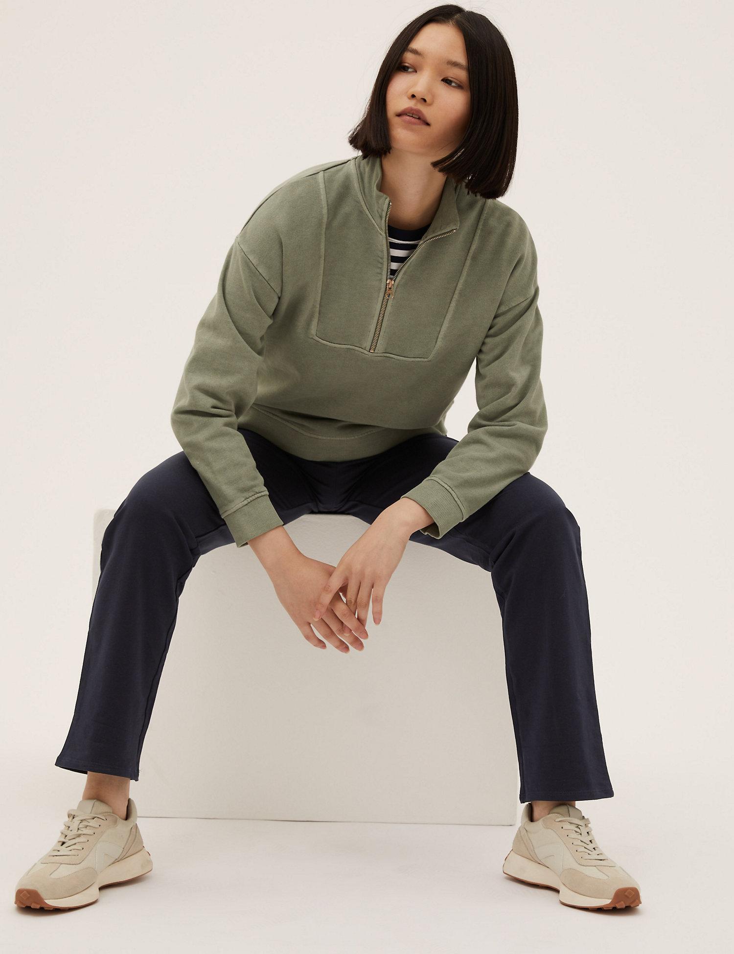Cotton Rich Straight Leg Joggers