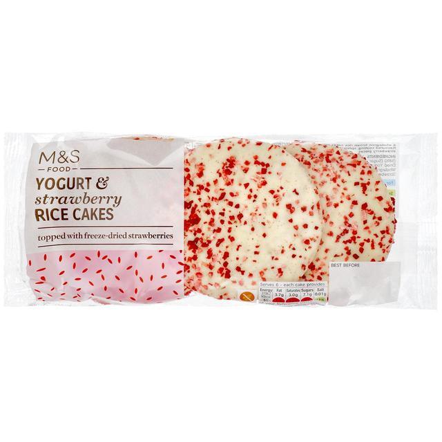 Yogurt & Strawberry Rice Cakes 112g