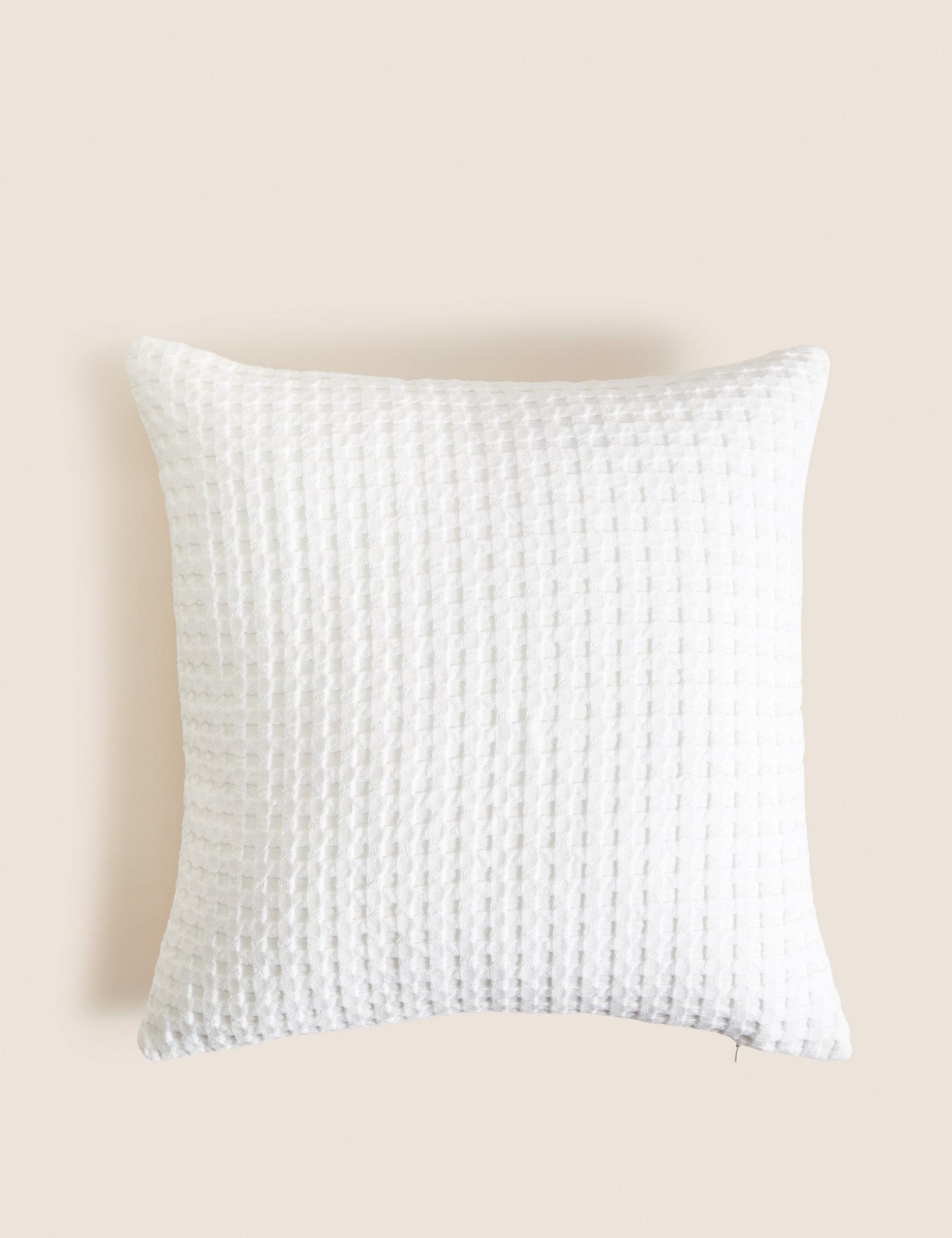 Pure Cotton Waffle Cushion