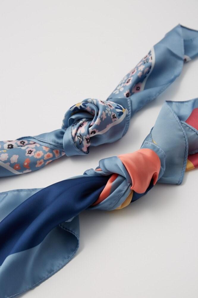 Floral-print bandana set